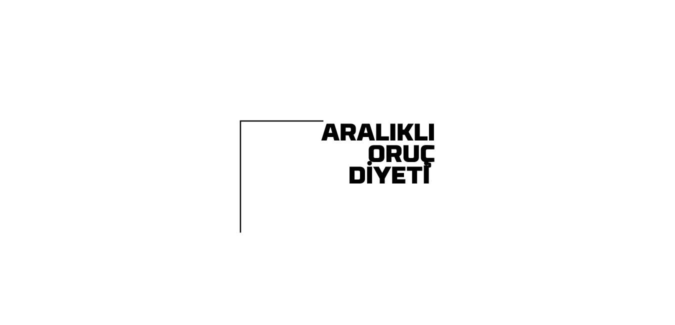 Aralıklı Oruç Diyeti